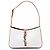 Saint Laurent Le 5 a 7 in tela bianca e pelle Bianco