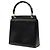 Bamboo Borsa Satchel Gucci in pelle di vitello nera con bambù Nero - vista 2