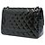 Chanel Green Jumbo Classic Striated Patent Double Flap Verde Verde oliva - vista 2