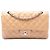 Chanel Beige Medium Classic Lambskin Double Flap