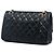 Chanel Black Quilted Aged Calfskin Reissue 2.55 Double Flap 225 Nero - vista 2