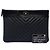 Chanel Black Medium Chevron Caviar Mademoiselle O Case Clutch Nero - vista 7