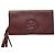 Clutch Gucci Soho Disco in pelle di vitello rossa Rosso Bordò