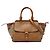Borsa Harcourt Burberry in pelle marrone e tela House Check