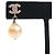 Orecchini Chanel Silver CC in ottone con strass e perle sintetiche Argento - vista 5