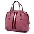 Bolsa Satchel Dome Gucci em couro de bezerro rosa Medium com faixa Web - vista 2