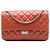 Chanel Orange Quilted Lambskin Reissue 2.55 Double Flap 226 Arancione Pesca