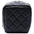 Chanel Vanity Case Cube in Pelle di Agnello Matelassé Nera CC Nero - vista 3