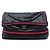 Borsa a tracolla espandibile Chanel in vitello traforato blu Blu navy