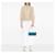 Borsa a tracolla Prada Blue Saffiano Lux Chain Turchese - vista 6