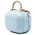Vanity Beauty Case Chanel Blue Quilted Lambskin CC Bubble con catena Blu chiaro - vista 2