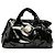 Borsa Gucci Hysteria in vernice nera Nero