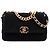 Chanel Black Medium Crochet 19 Flap Noir
