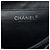 Clutch de aba acolchoada em verniz preto Chanel CC com corrente - vista 5