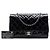 Clutch de aba acolchoada em verniz preto Chanel CC com corrente - vista 7