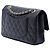Chanel Black Medium Classic Caviar Double Flap Nero - vista 2