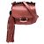 Gucci Borsa a tracolla Small Leather Bamboo Nouveau Fringe Rosa