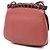 Gucci Borsa a tracolla Small Leather Bamboo Nouveau Fringe Rosa - vista 2
