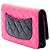 Portafoglio Chanel Pink CC Bicolor Quilted Patent Wallet on Chain Rosa - vista 2