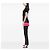 Portafoglio Chanel Pink CC Bicolor Quilted Patent Wallet on Chain Rosa - vista 6