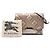 Burberry Gold Embossed Grain Check Leather Langley Crossbody Golden - view 7