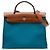 Hermès Blue Toile Herbag Zip 31