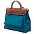 Hermès Blue Toile Herbag Zip 31 - vista 2