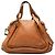 Borsa Satchel Paraty Chloé in pelle marrone Medium