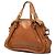 Borsa Satchel Paraty Chloé in pelle marrone Medium - vista 2