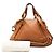 Borsa Satchel Paraty Chloé in pelle marrone Medium - vista 7