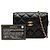 Pouch Chanel Black Mini CC Quilted Lambskin Pearl Crush con catena Nero - vista 7