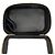 Mini Vanity Case Chanel in pelle Caviar matelassé nera con manico e catena Nero - vista 4