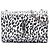 Saint Laurent White Small Calfskin Leopard Print Monogram Kate Crossbody Bianco