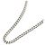 Tote Triangle Prada in pelle Spazzolato metallizzata argento - vista 16
