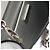 Tote Triangle Prada in pelle Spazzolato metallizzata argento - vista 7