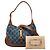 Gucci Borsa a tracolla Jackie 1961 Small in denim blu GG - vista 7
