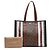Burberry Brown TB Monogram E Canvas Stripe Book Tote Braun - Ansicht 7