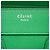 Céline Celine Bolsa Luggage em Micro Pele de Bezerro Granulada Verde - vista 5