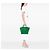Céline Celine Bolsa Luggage em Micro Pele de Bezerro Granulada Verde - vista 6
