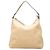 Bamboo Bolsa Hobo Gucci em couro de bezerro marrom com anel D de bambu Bege