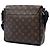 Louis Vuitton Brown Monogram Macassar District PM Marrone - vista 2