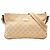Borsa a tracolla Gucci in tela GG beige con fascia Web