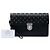 Pochette da polso Prada in Saffiano nero con borchie e chiusura push lock - vista 6