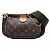 Louis Vuitton Brown Monogram Multi Pochette Accessoires Marrone