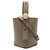 Mini borsa a secchiello Pebble in pelle marrone LOEWE Taupe