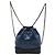 Chanel Blue Small Bicolor Gabrielle Rucksack aus gestepptem Kalbsleder Blau