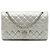 Chanel Silver Quilted Metallic Aged Calfskin Reissue 2.55 Double Flap 226 Argento