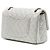 Chanel Silver Quilted Metallic Aged Calfskin Reissue 2.55 Double Flap 226 Argento - vista 2