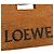 Borsa Tote Font Piccola in Raphia Marrone LOEWE - vista 5