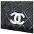 Chanel Black Quilted Metallic Distressed Lambskin CC Crystal Flap Nero - vista 5